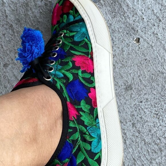 Joshua Sanders embroidered sneakers size 7 - Picture 12 of 12